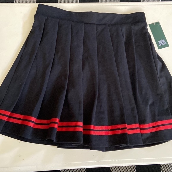 Wild Fable Women's Mini Tennis Skirt Black - Picture 4 of 5